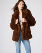 KINDRA COAT BROWN