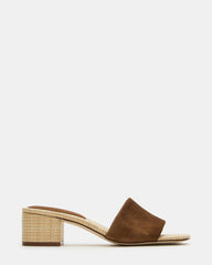 HAILEE CHESTNUT SUEDE