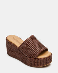JETTY BROWN RAFFIA