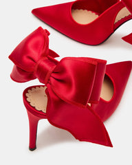TEACUP RED SATIN