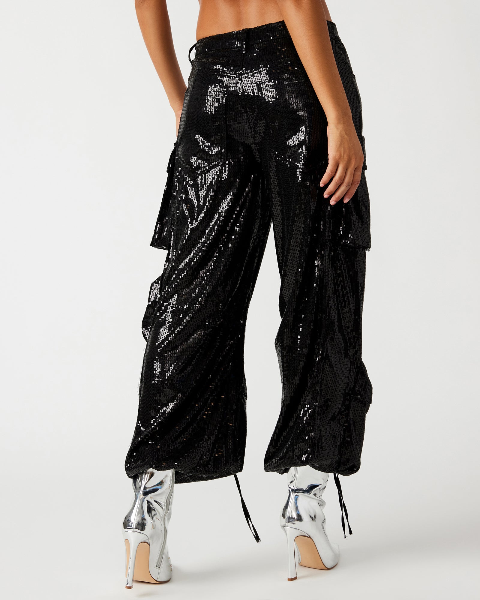 DUO SEQUIN PANT BLACK - SM REBOOTED