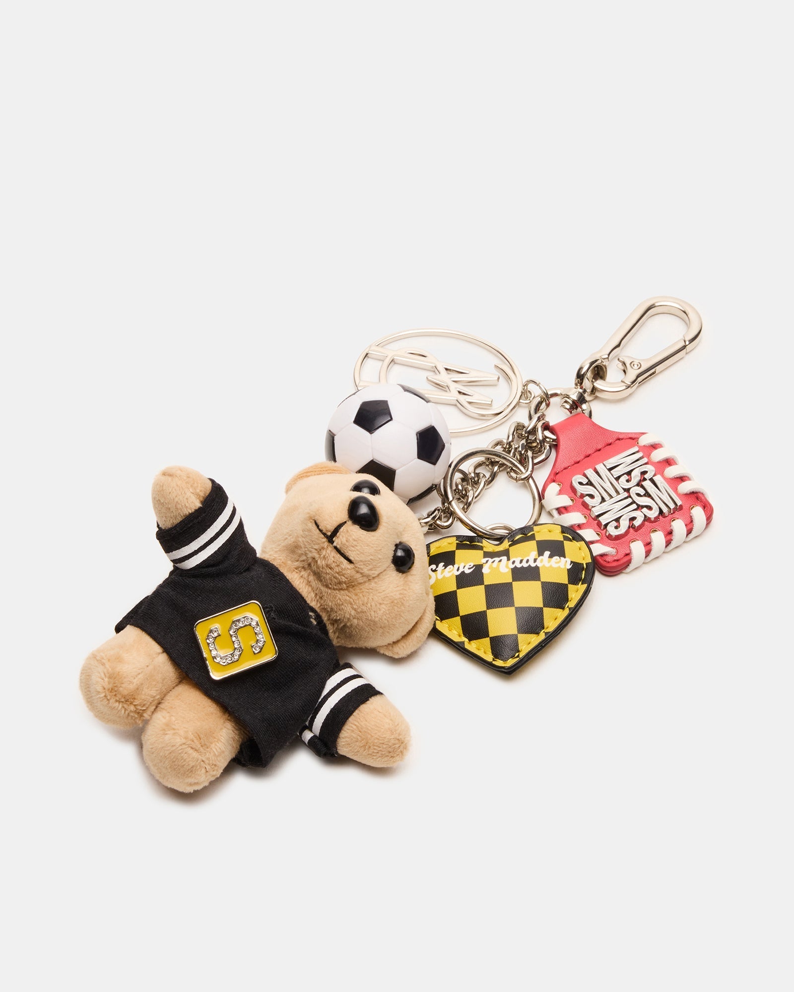 GOAL BAG CHARM BLACK/YELLOW
