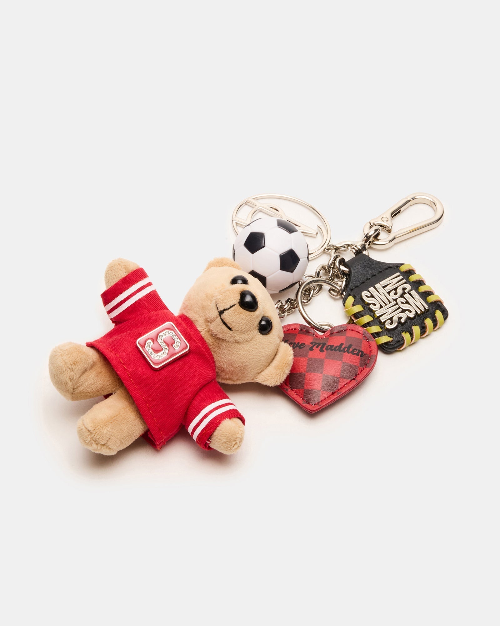 GOAL BAG CHARM RED MULTI