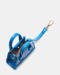 MICRO TOTE BAG CHARM BLUE