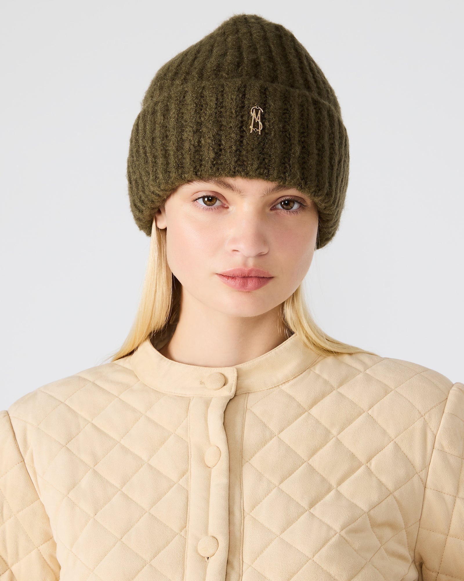 LOGO BEANIE GRAPE LEAF