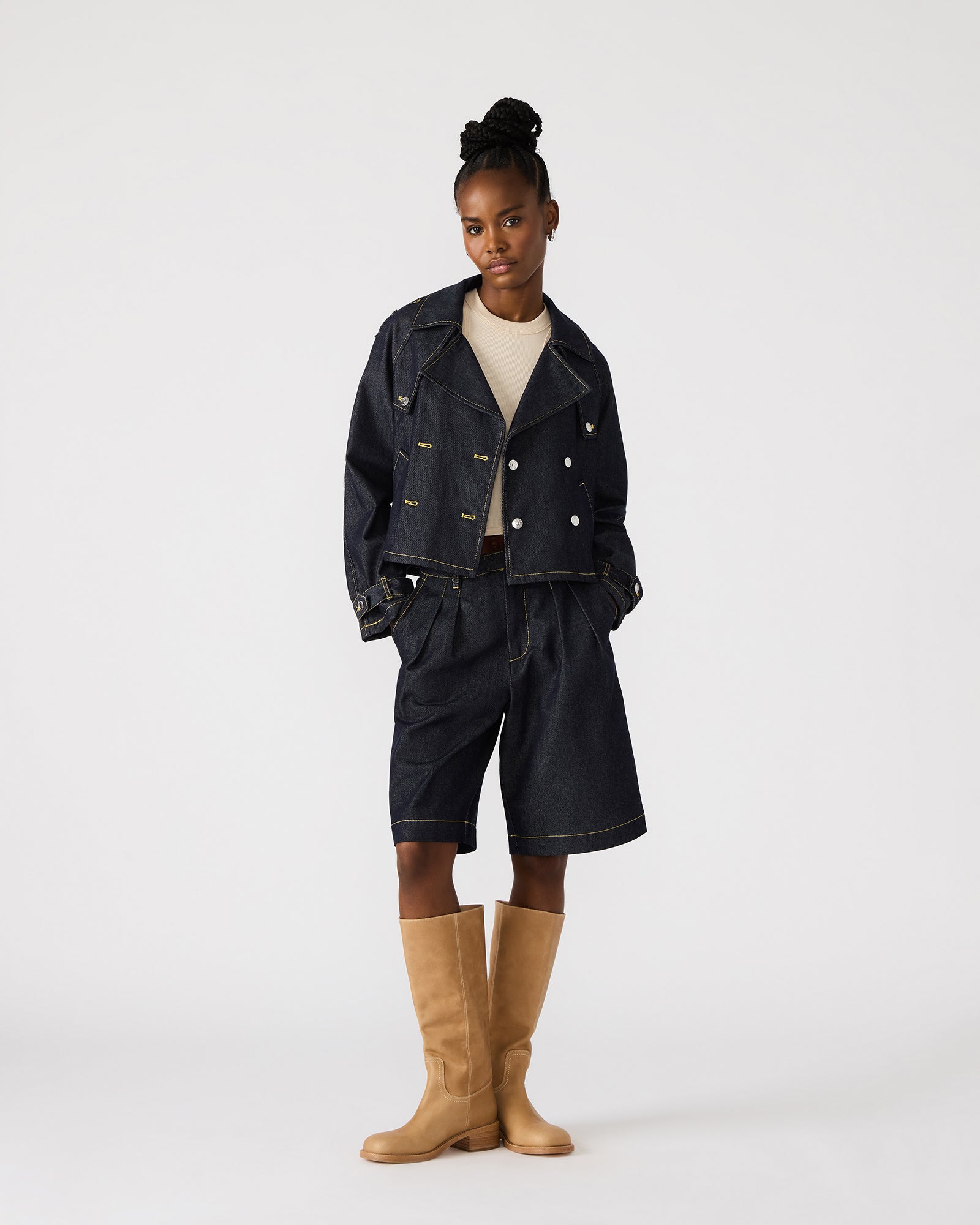 SIRUS DENIM JACKET INDIGO