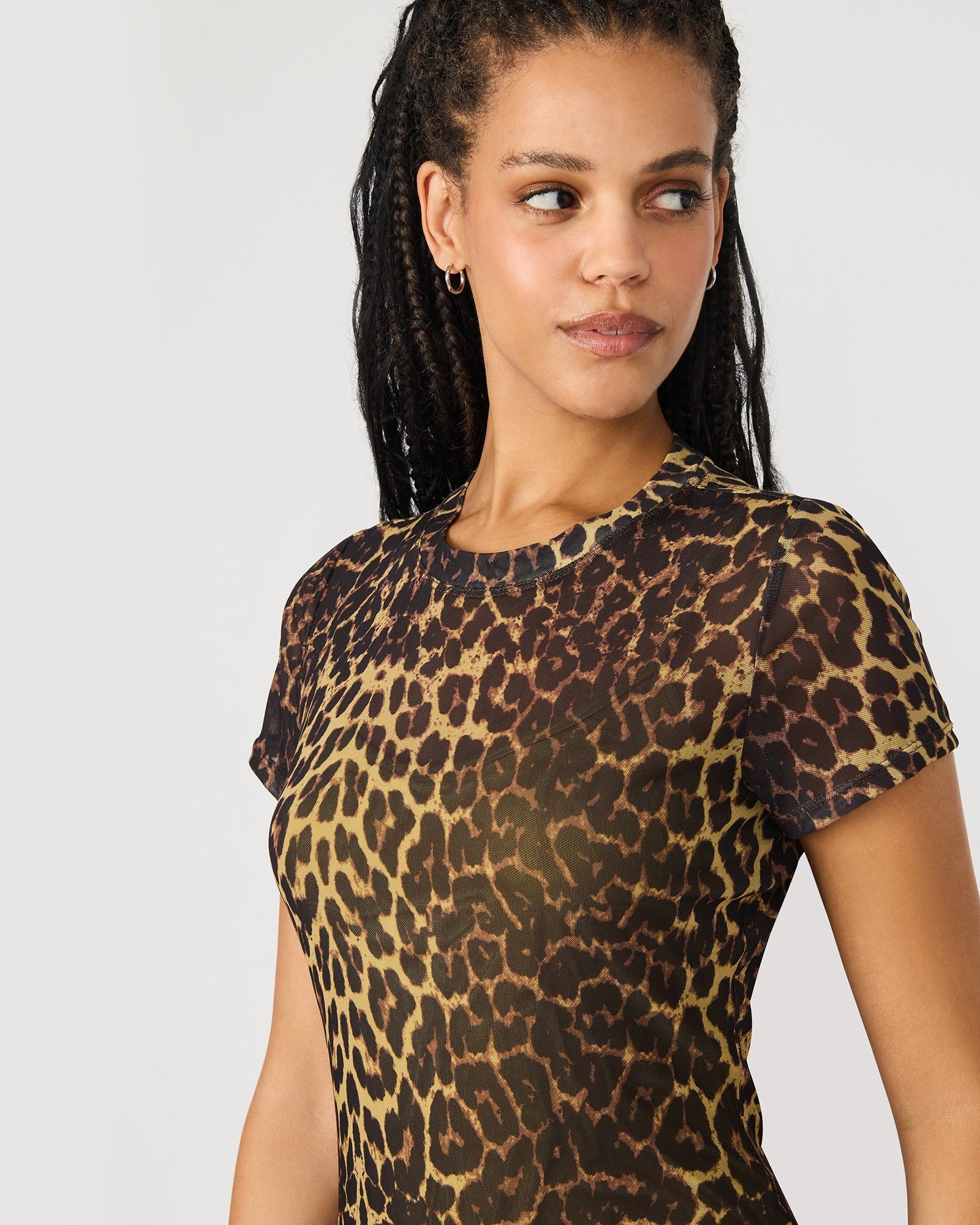 SHORT SLEEVE HAILEE DRESS HOT SPOTS PRINT