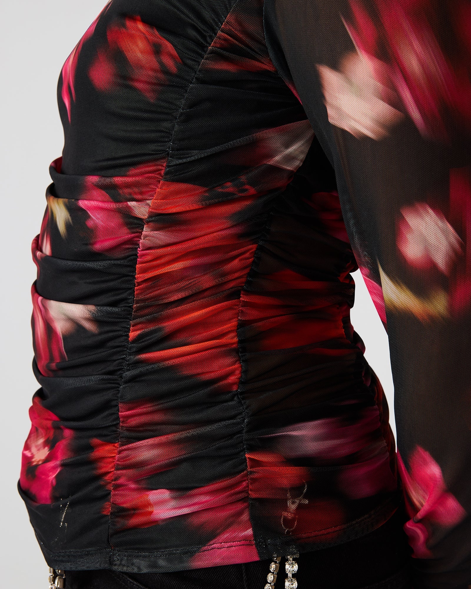 TAYLORE TOP BLURRY FLORAL