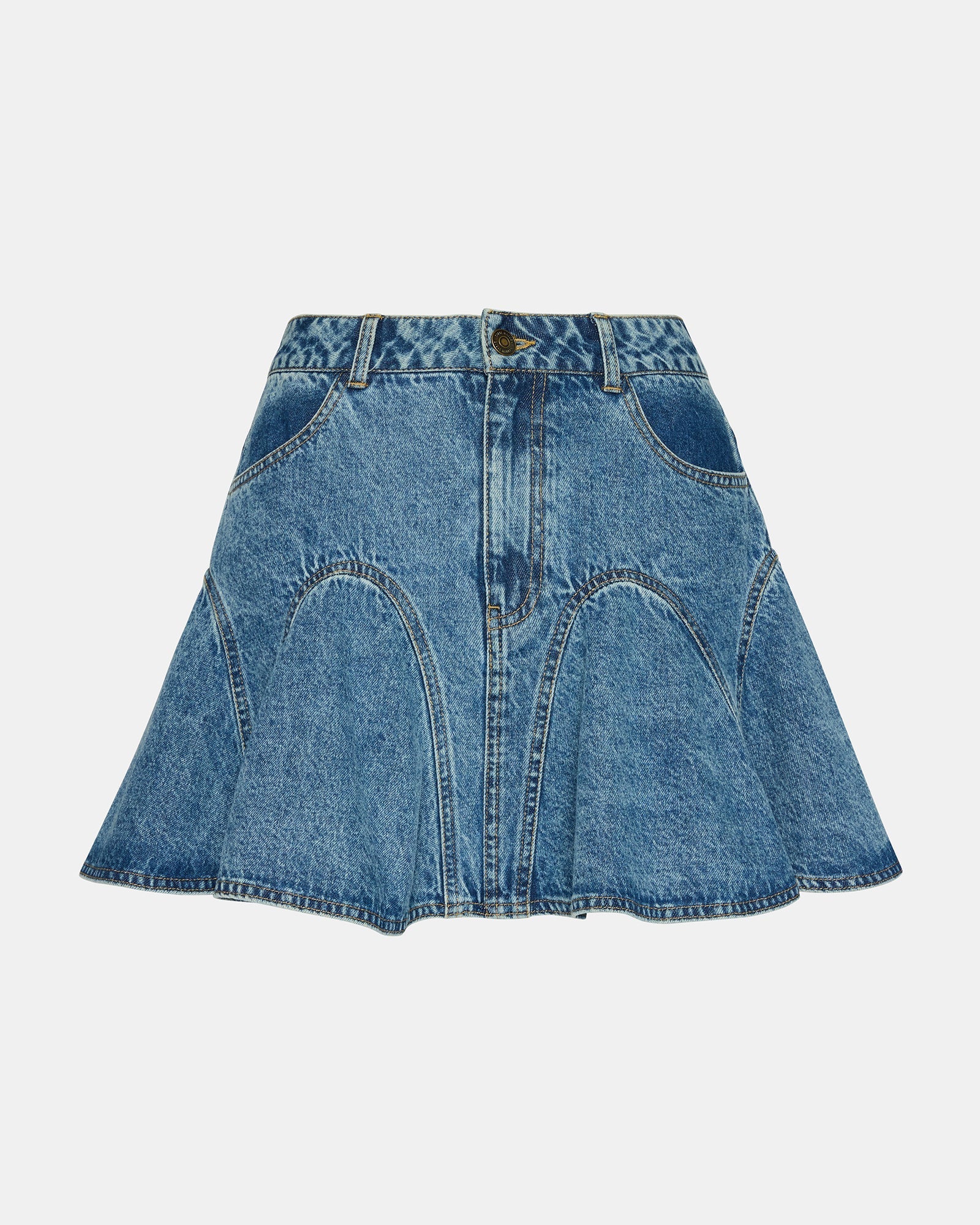 MELANY DENIM SKIRT FOREVER BLUE