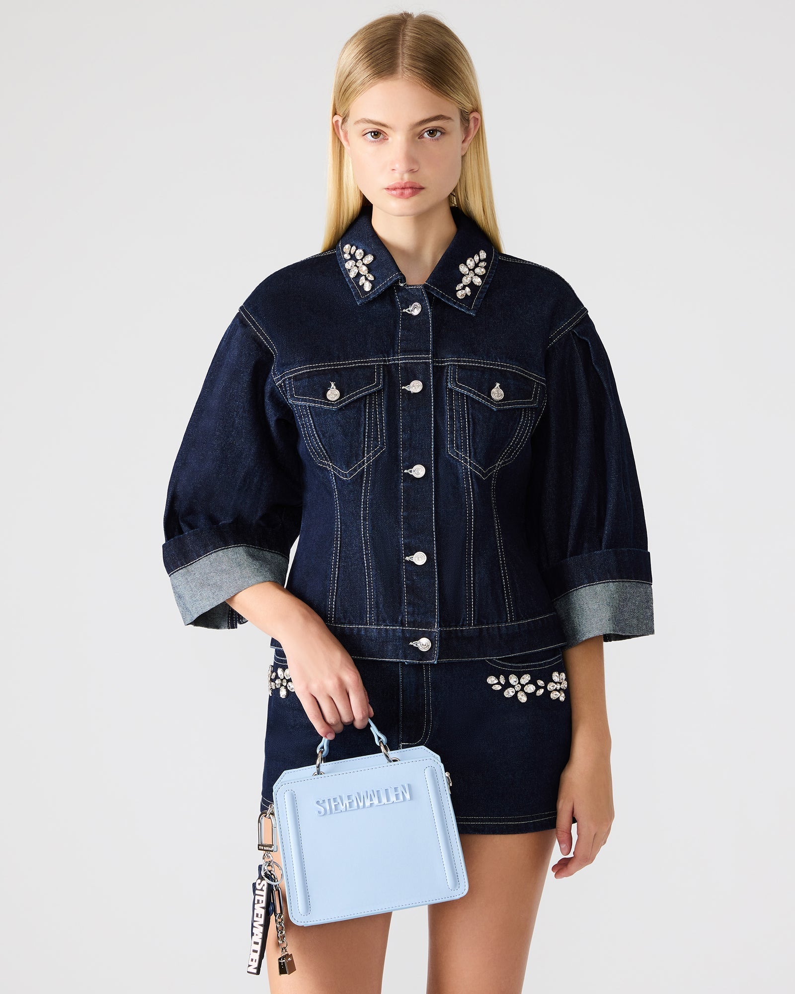 EVELYN CHARM BOX GIFT SET LIGHT BLUE