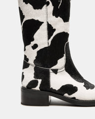 RIGGS BLACK COW PRINT