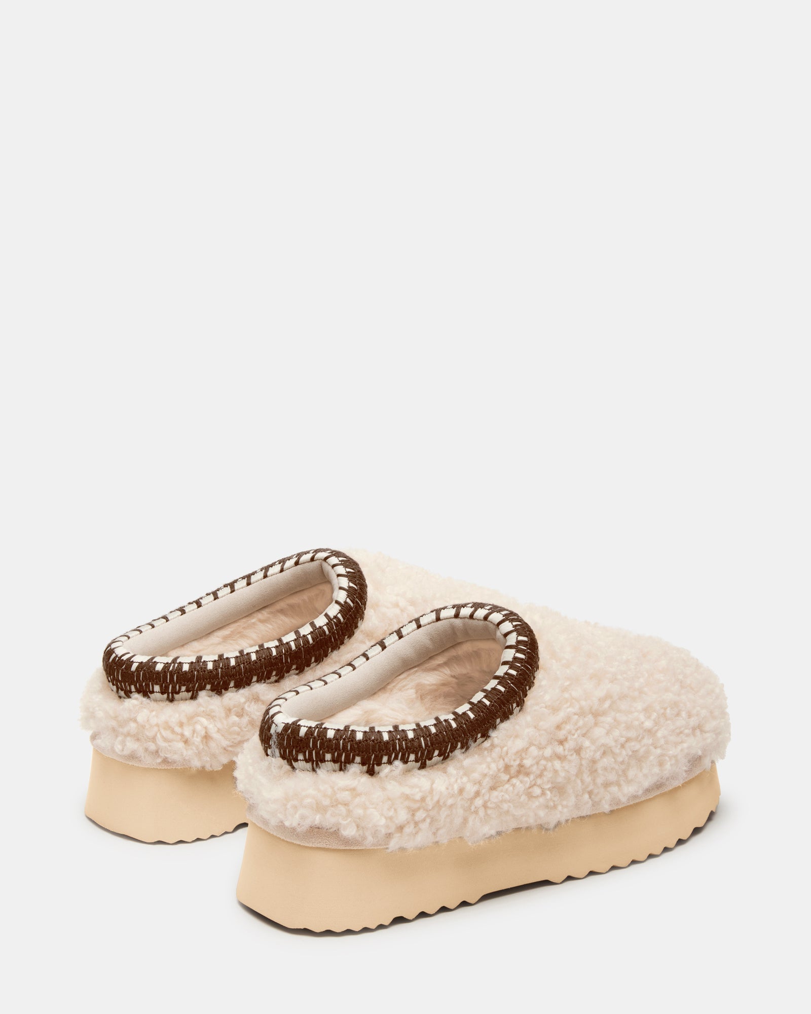 SELENA FAUX SHEARLING NATURAL - SM REBOOTED