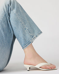 TRACIE WHITE LEATHER